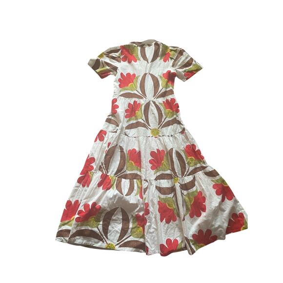 WKND Frock Floral Sorrento Maxi Button Up Dress Size XS Fit and Flare Resort - Picture 2 of 8